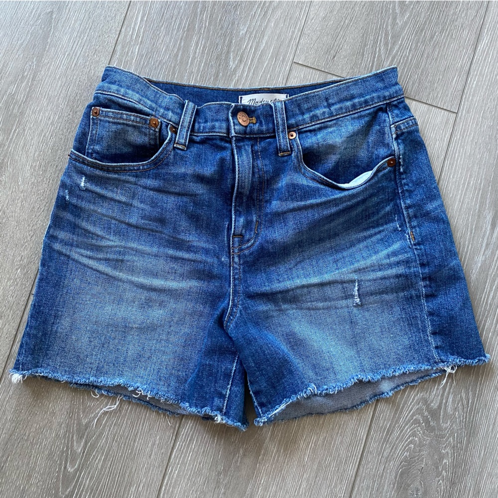 High Rise Denim Madewell Shorts
